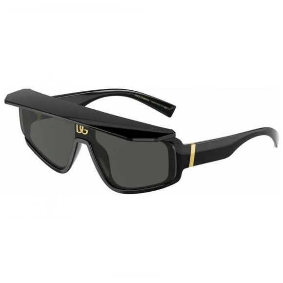 NEW DOLCE&GABBANA DG6177 501/87 UNISEX BLACK SUNGLASSES DOLCE&GABBANA DG6177 - Picture 1 of 7